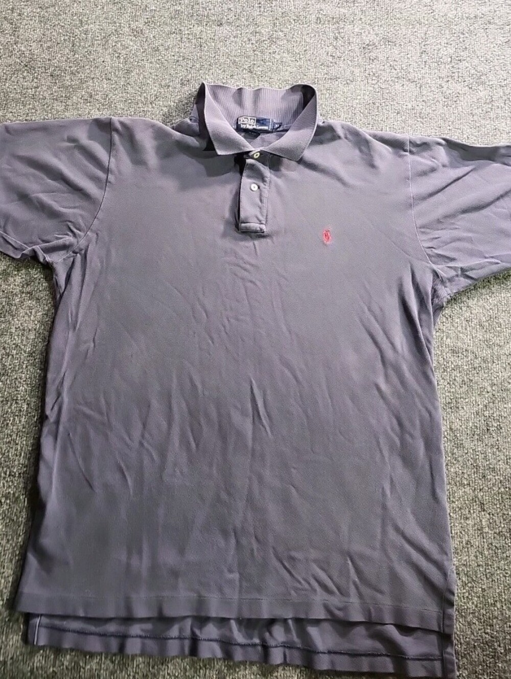 Polo Ralph Lauren Men's Blue Short Sleeve Collared Shirt Size XL